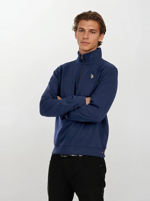Jersey Half-Zip para hombre U.S. POLO ASSN. USNiico de algodón y poliéster - Image 6