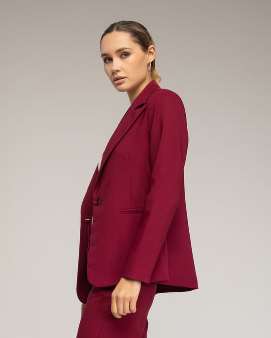 Chaqueta entallada con solapas - Image 3
