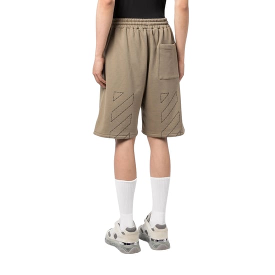 Pantalones Cortos Deportivos Off-white Off Stitch Skate Beige - Image 3