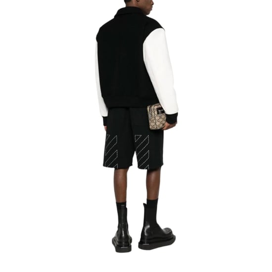 Pantalones Cortos Deportivos Off-white Off Stitch Skate Negros - Image 3