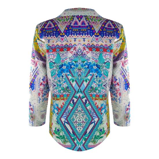 Chaqueta Boyfriend Multicolor Popoloca De Inoa Fashion - Image 2