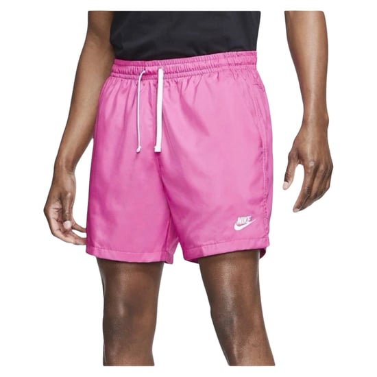 Pantalones Cortos Nike Club Flow Con Forro De Tejido Rosa Brillante - Image 1