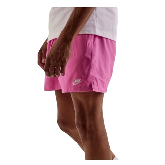 Pantalones Cortos Nike Club Flow Con Forro De Tejido Rosa Brillante - Image 2