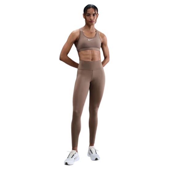Leggings Nike Epic Fast De Tiro Medio En Marrón Visón - Image 1