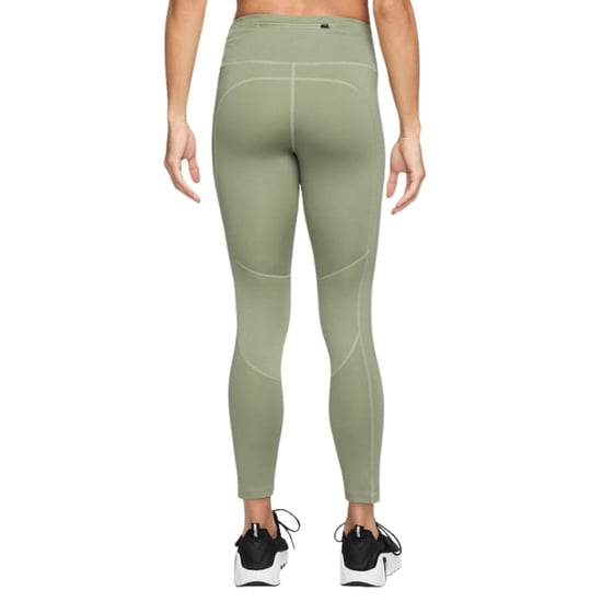 Mallas Nike Mid Rise Fast 7/8 Verde Petróleo - Image 2
