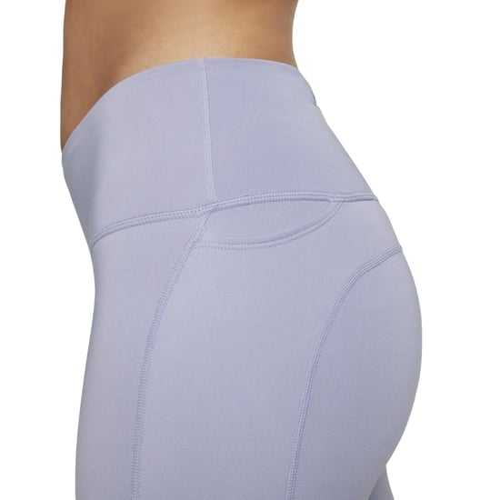 Mallas Para Correr Nike De Tiro Medio 7/8 Color Lila - Image 4