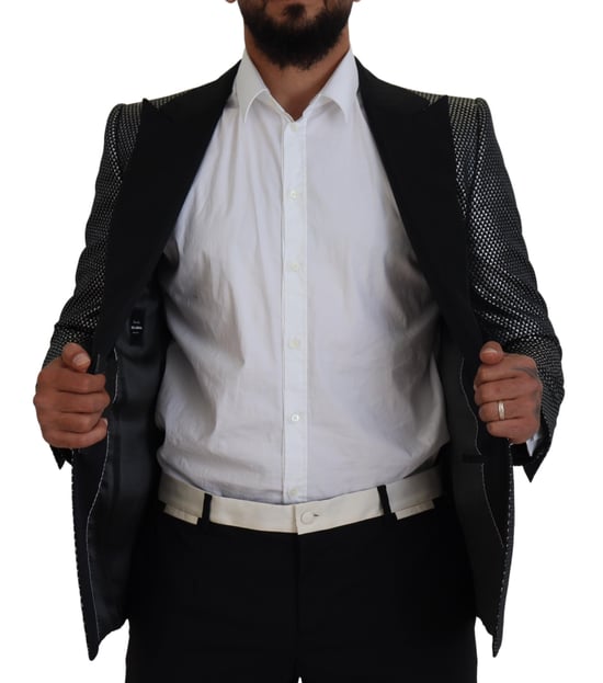 Chaqueta de traje texturizada - Image 3