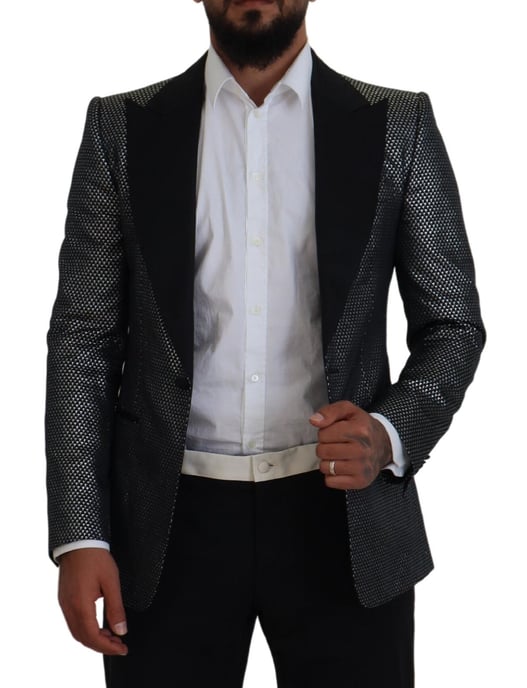 Chaqueta de traje texturizada - Image 4