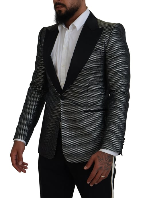 Chaqueta de traje texturizada - Image 5
