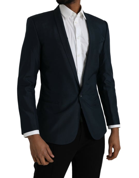 Blazer Clásico Negro Sólido - Image 2