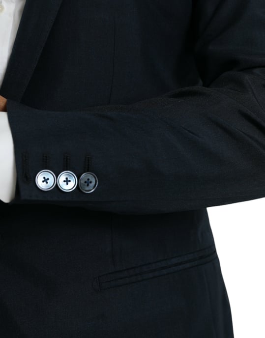 Blazer Clásico Negro Sólido - Image 5