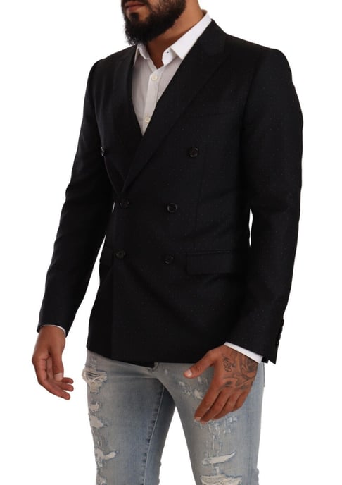 Blazer Doble Breasted de Micro Lunares - Image 2