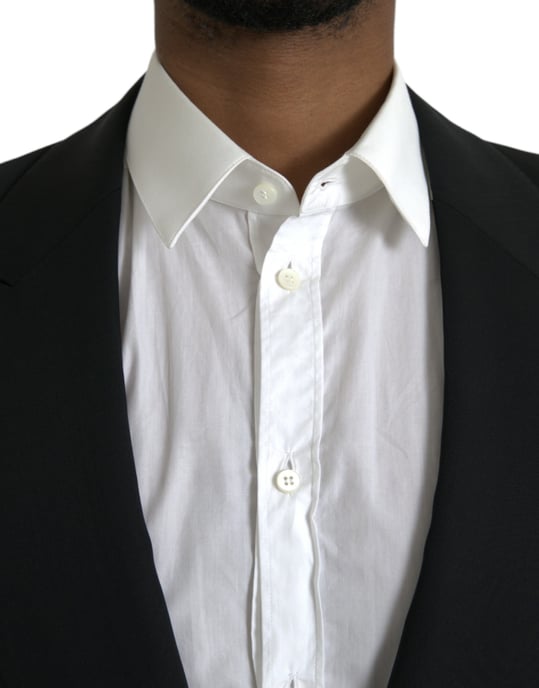 Blazer Clásico Ajuste Sólido Negro - Image 4