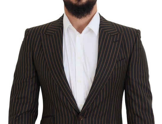 Blazer de Rayas Verticales Ropa Formal Clásica - Image 4