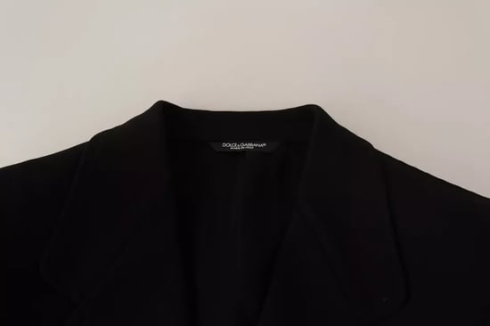 Blazer Clásico Ajustado Negro - Image 3
