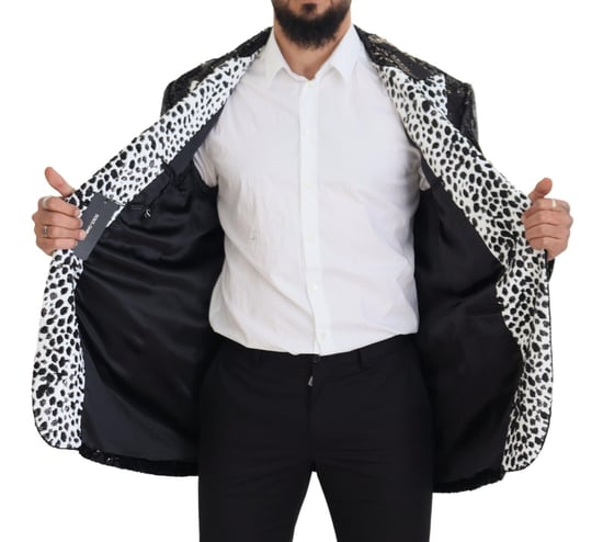 Blazer de Lentejuelas con Cuello Dálmata - Image 5