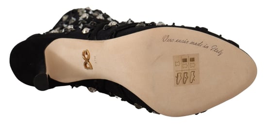 Botines de tobillo con punta abierta y adornos - Image 6
