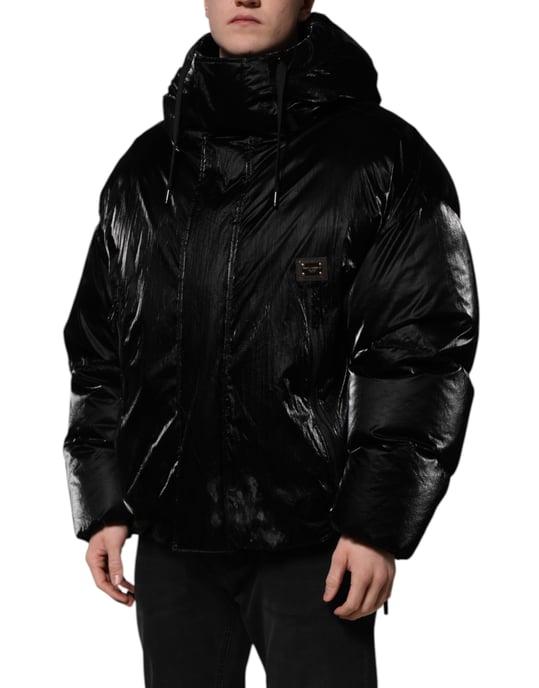 Chaqueta acolchada con capucha - Image 3