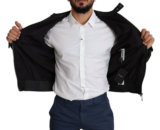 Chaqueta de Piel Con Mangas Negra - Image 6