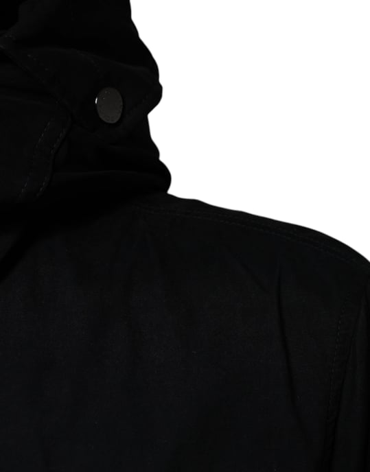 Parka con capucha de corte largo - Image 6