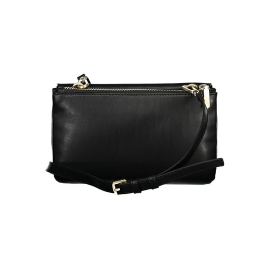Bolso de hombro con solapa Ck Monogram negro - Image 2