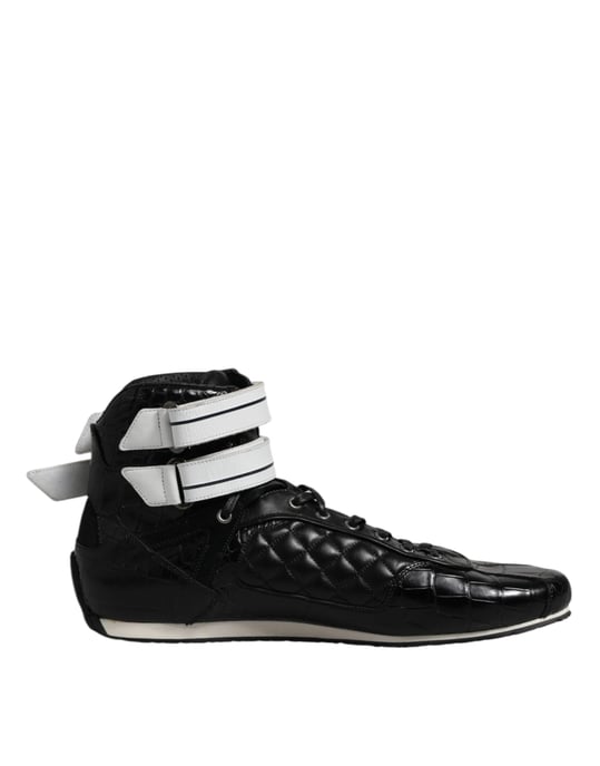 Zapatillas de piel altas - Image 1