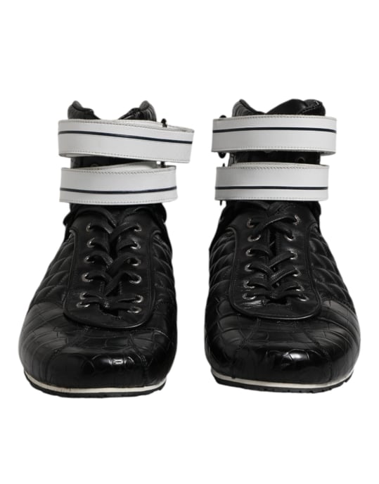Zapatillas de piel altas - Image 2