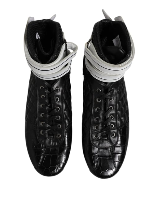 Zapatillas de piel altas - Image 3