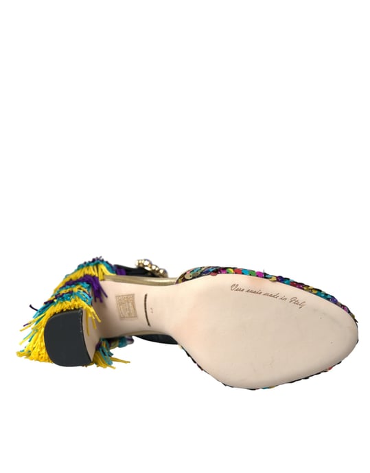 Tacones con Flecos de Lentejuelas - Image 6