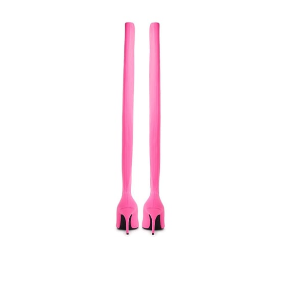 Botas de tacón aguja rosa Knife Stretch - Image 4