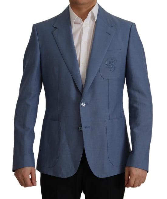 Chaqueta Azul Dg con Parche Bordado - Image 1