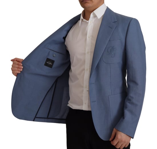 Chaqueta Azul Dg con Parche Bordado - Image 4