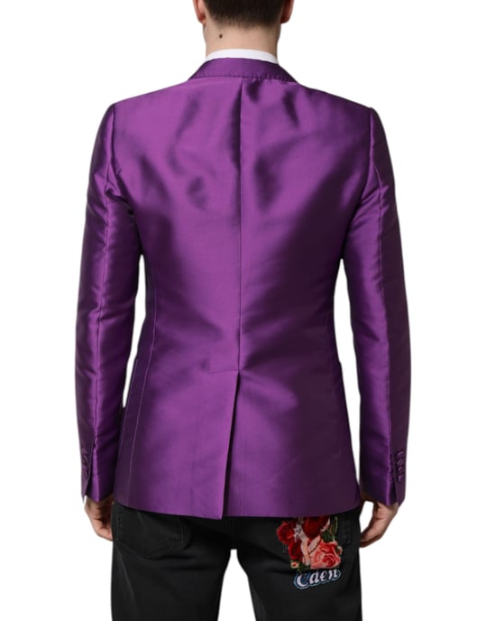 Blazer de Seda Doble Botonadura - Image 4