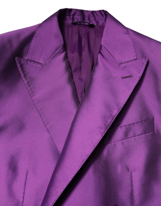 Blazer de Seda Doble Botonadura - Image 5