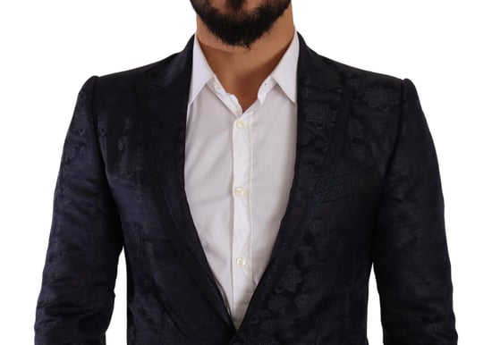 Blazer Slim Fit de Brocado Floral - Image 3