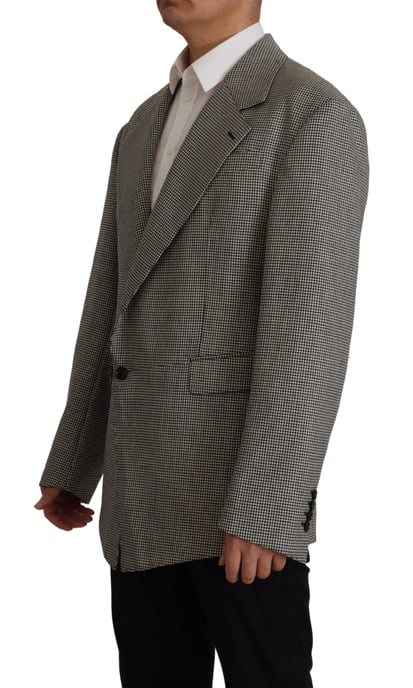 Blazer de Houndstooth Sobredimensionado - Image 2
