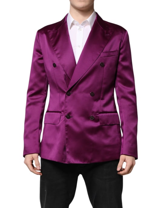 Blazer de Seda Doble Botonadura - Image 2
