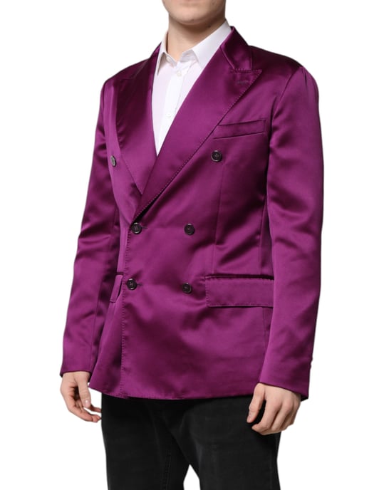 Blazer de Seda Doble Botonadura - Image 3