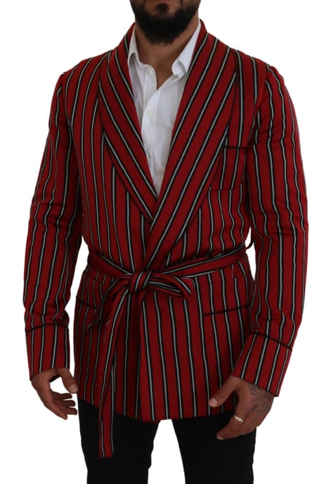 Blazer de solapa con rayas - Image 5