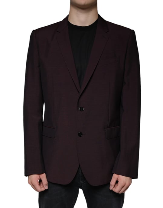 Blazer Slim Fit Burdeos - Image 2