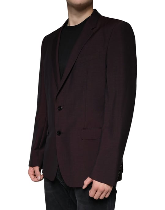 Blazer Slim Fit Burdeos - Image 3