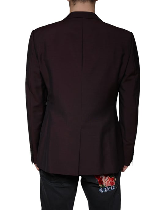 Blazer Slim Fit Burdeos - Image 4