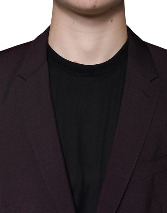 Blazer Slim Fit Burdeos - Image 5