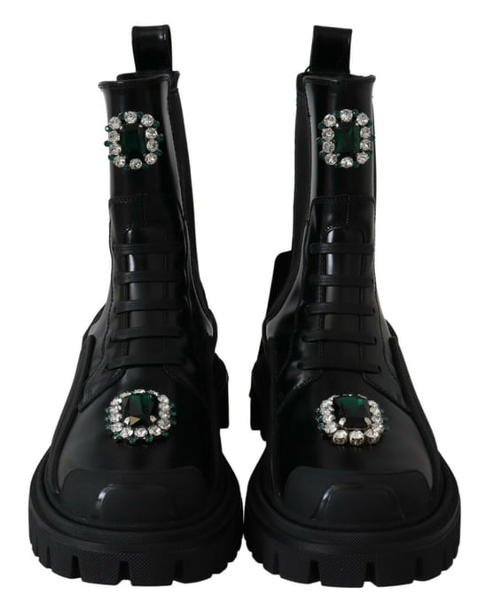 Botas con cordones adornadas con cristales - Image 6