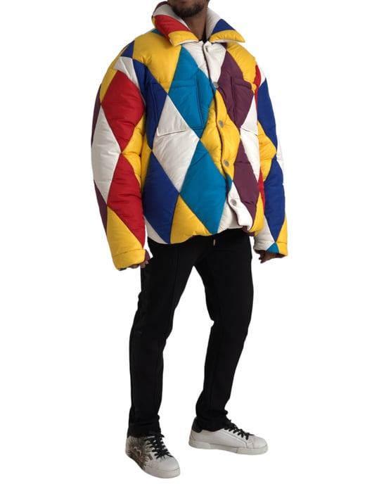 Chaqueta Puffer Multicolor Harlequin - Image 2