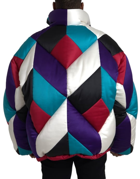 Chaqueta Puffer Geométrica - Image 3
