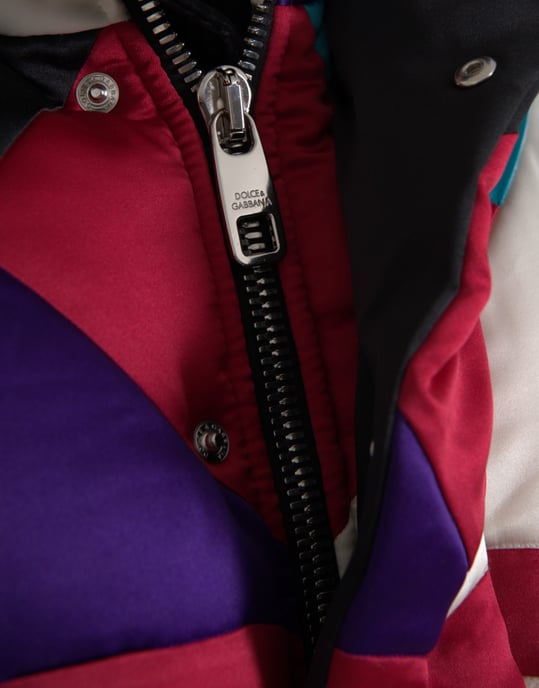 Chaqueta Puffer Geométrica - Image 5