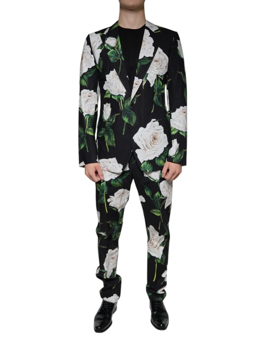 Traje con estampado de rosas Diseño floral - Image 2