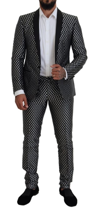 Traje Slimfit con Patrón Geométrico - Image 5