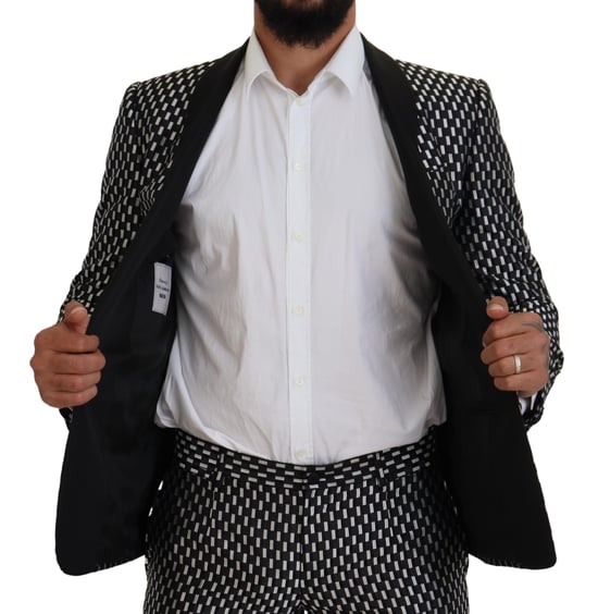Traje Slimfit con Patrón Geométrico - Image 6